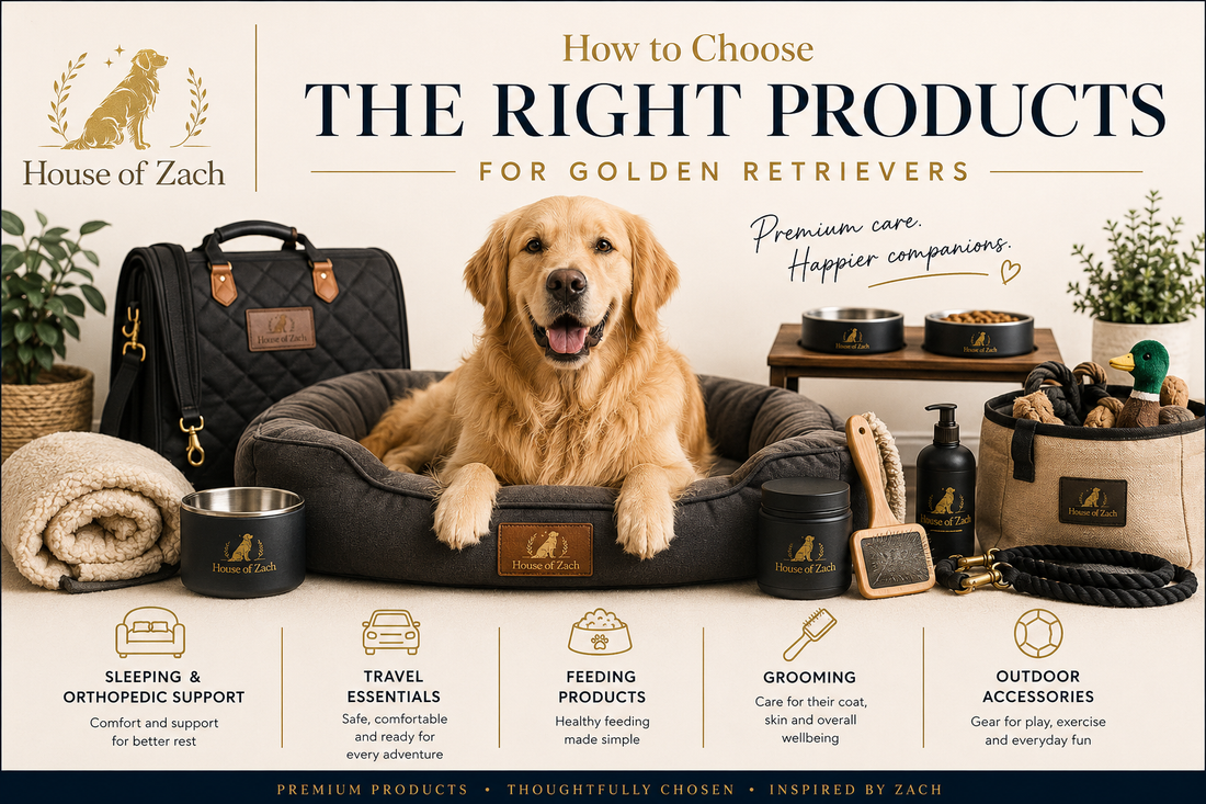 How to Choose the Right Products for Golden Retrievers