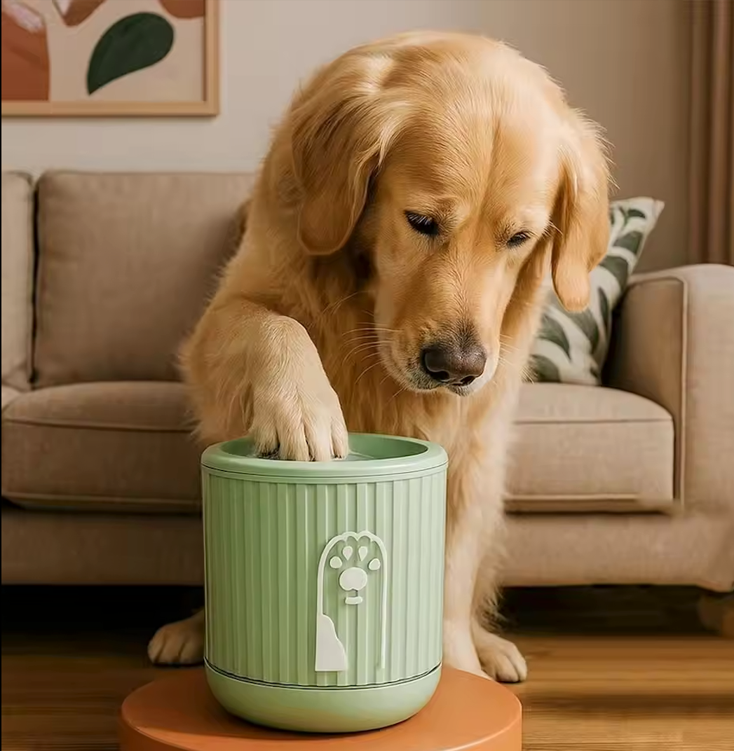 Portable No-Wipe Pet Paw Cleaner Cup – Fast, Mess-Free Paw Cleaning for Dogs & Cats