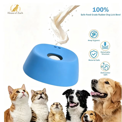 Anti-Choking Slow Feeder Dog Bowl – Non-Slip Lick Mat for Bone Broth, Yogurt & Liquid Treats