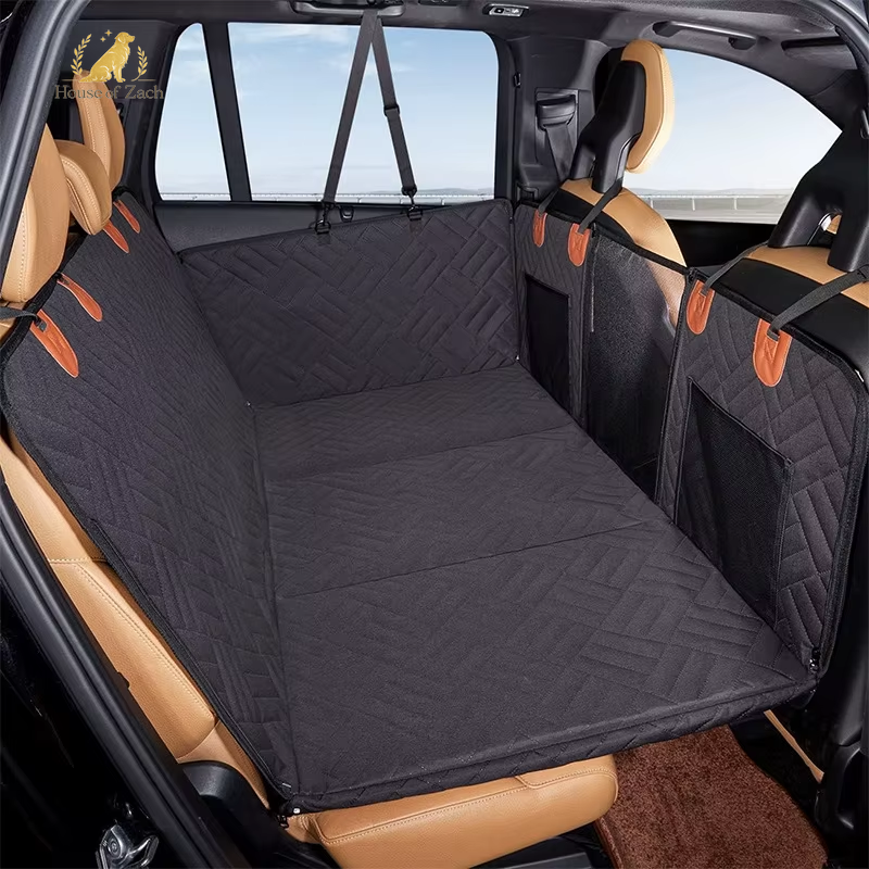 Hard Bottom Dog Car Seat Cover & Back Seat Extender for Large Dogs