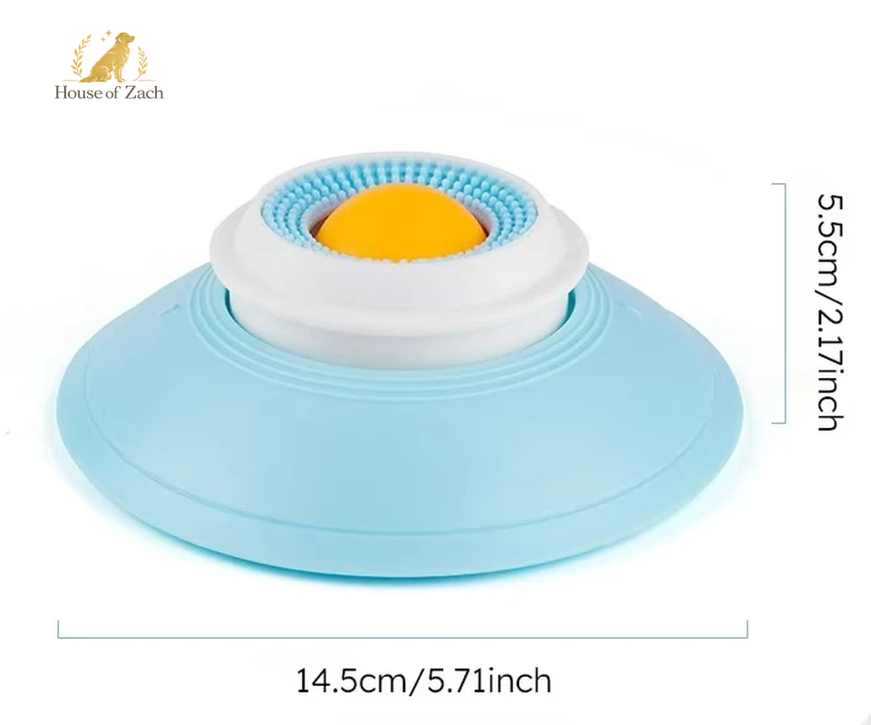 Anti-Choking Slow Feeder Dog Bowl – Non-Slip Lick Mat for Bone Broth, Yogurt & Liquid Treats