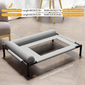 Luxury Elevated Pet Bed – Breathable Mesh Sofa for Dogs