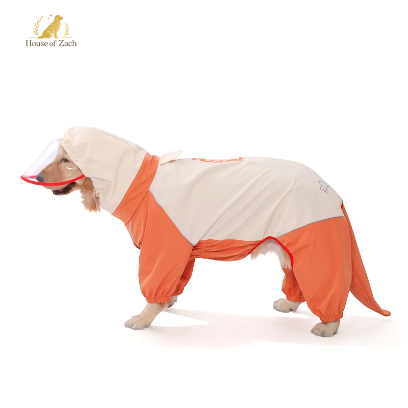 Waterproof Dog Raincoat for Large Dogs – Golden Retriever & Labrador Full Coverage Rain Jacket
