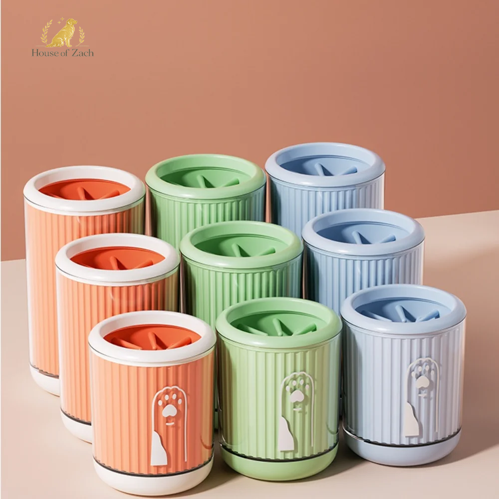 Portable No-Wipe Pet Paw Cleaner Cup – Fast, Mess-Free Paw Cleaning for Dogs & Cats